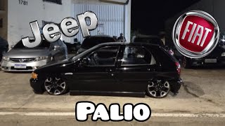 OFF CAR  Palio rebaixado com rodas da JEEP COMPASS [upl. by Scrope]