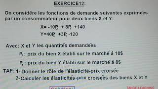 Comment calculer lélasticitéprix croisée [upl. by Nita]