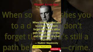 Wisdom Across AgesVladimir Mayakovsky motivation ancientwisdomformodernlife quotes [upl. by Auqinahc]