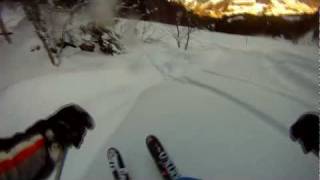 GoPro HD Powder Skiing Engelberg 2012 [upl. by Anas]