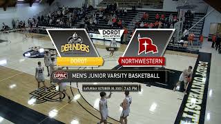 Dordt vs Northwestern Mens Junior Varsity Basketball Oct 30 2023 [upl. by Yee]