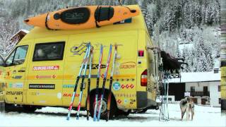 Wintercamping KAUNERTAL 1 2013  Clip 1 Schlitternd über den FERNPASS ins verschneite KAUNERTAL [upl. by Uyekawa]