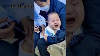 Cutebaby 🧚 Baby Injection Push Vedio 💉 baby cute love injection crying shots [upl. by Marih]