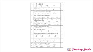 Class 10 Maths CBSE sample paper 20242025  Standard questions paper maths [upl. by Nylarat]