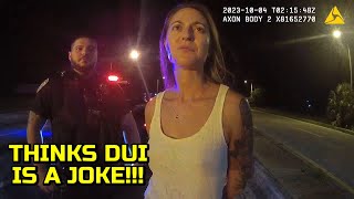 Slurring Girl gets Busted for DUI  Cape Coral Florida  October 4 2023 [upl. by Georgiana443]