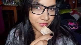 ASMR comiendo pastel de hojaldre  ASMR en español [upl. by Auoy]