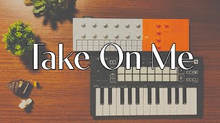 SEQTRAK aha  Take On Me  COVER w Launchkey Mini MK3 [upl. by Nairam967]