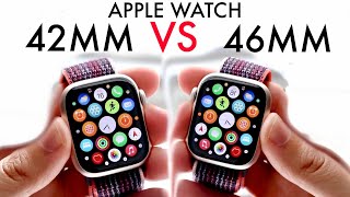 Apple Watch 42MM Vs 46MM Size Which Should You Get [upl. by Burger]