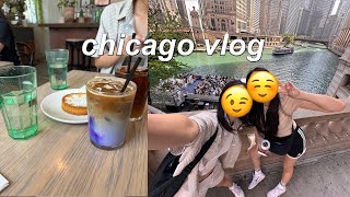 travel vlog  first time in chicago aquarium fun chinatown art museum river walk lots of food [upl. by Sueaddaht]