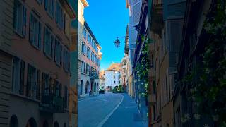 🇨🇭A wonderful walk in the beautiful old town of Vevey  City of Vevey  Switzerland🇨🇭 [upl. by Negam939]