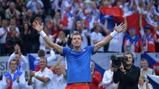 Davis Cup Final 2012 Full Match Highlights  Day 1 161112 [upl. by Eolanda]