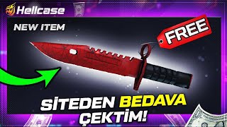 SITEDEN BEDAVA CS2 SKIN CEKTIM Hellcase Promo Code giveaway [upl. by Bronwyn]