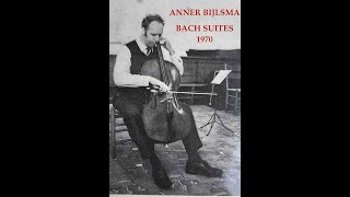 JS BACH Cello suite n° 1 G major ANNER BIJLSMA cello 1970 ANNER BIJSLMAS RADIO RECORDINGS [upl. by Etnaud]