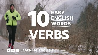 10 Easy English Words Verbs 🚶🏻‍♀️😭🏃🏿😴 [upl. by Rednaeel]