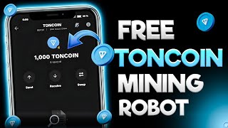 FREE 100 TONCOIN New Free TON Mining BOT On Telegram  Earn Free Toncoin [upl. by Falda694]