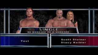 FULL MATCH  Test vs Scott Steiner wStacy Keibler HCTP Single Match RAW SMACKDOWN Diffculty wwe [upl. by Lennard]