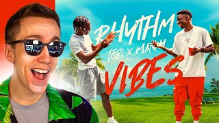 MINIMINTER REACTS TO Tobi amp Manny  Rhythm amp Vibes [upl. by Vassell]