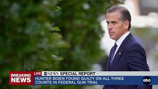 SPECIAL REPORT Hunter Biden found guilty on all three counts in federal gun trial [upl. by Norod911]