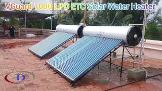 VGuard 1000 LPD ETC Solar Water Heater [upl. by Ferd]