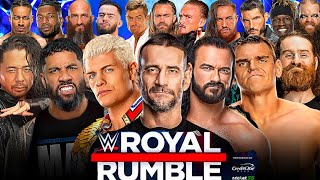 WWE Royal Rumble 2024 Full Match WWE 30 Men Royal Rumble 2024 Full Match WWE Royal 2024 Highlights [upl. by Heid]