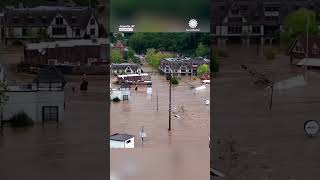 Asheville Underwater Drone captures Helene’s massive flooding [upl. by Adnaloy818]