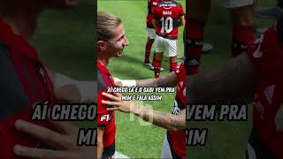 FILIPE LUIS SOBRE GABRIEL BARBOSA GABIGOL flamengo gabigol filipeluis shorts shortsfeed [upl. by Halfdan903]