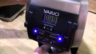 How To Baratza Vario Burr Adjustment [upl. by Nahsed]