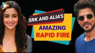 SRK  Alia Bhatts UNFORGETTABLE Rapid Fire On Dear Zindagi  Sidharth Malhotra  Varun Dhawan [upl. by Annasoh]