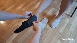 Techniques for Wearing Venosan® ClosedToe Compression Stockings [upl. by Ailyt127]