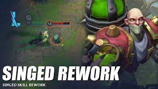 Singed Skill Rework  Wild Rift [upl. by Armand]