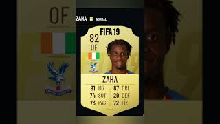 Wilfred Zaha nın FIFA serisindeki kartları fifa zaha wilfredzaha eafc24 [upl. by Sundberg]