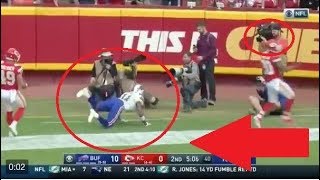 NFL best moment Zay Jones floating back to his feet  ¿Fallo en la matrix [upl. by Shepperd246]