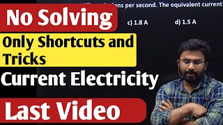 KCET2023  No Solving Only Shortcuts  Current Electricity  KCET Physics 2023 [upl. by Norrek]