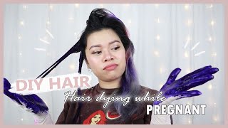 Dying Your Hair while Pregnant  Pregnancy Safe Hair Dye  MyGlamLair [upl. by Dyrrej]