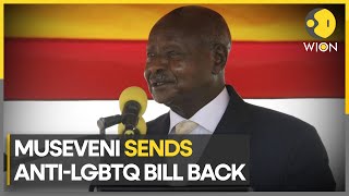 Ugandas President to REJECT Antigay Law Sending it Back to Parliament  Latest News  WION [upl. by Ayhdnas]