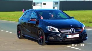 MercedesBenz A45 AMG Exhaust SOUNDS Accelerations amp Downshifts [upl. by Vitalis98]