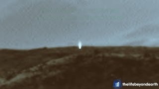 Mysterious beam of light spotted on the surface of Mars Alien base UFO April 6 2014 [upl. by Nnaed429]