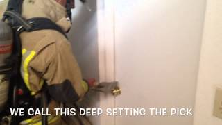 quotWonderboy firefighter Axequot Forcible entry quotDeep Set techniquequot [upl. by Costa]