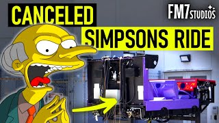 Universal Studios’ CANCELED Simpsons Ride WHAT HAPPENED [upl. by Ednutabab]