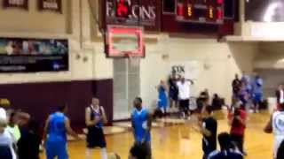 Zach LaVine Throws Down Free Throw Line WINDMILL at 2014 Seattle ProAm [upl. by Rodger]