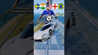 Qual país faz o gol⚽️🏆😱 beamngdrive beamng beamngdrivecrashes beamngshorts [upl. by Aiuqet]