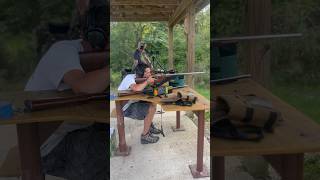 RANGE Setup With The Winchester Model 70 270 range targetpractice rifle viralshorts shorts [upl. by Ydissahc]