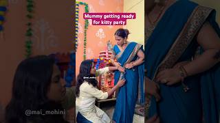 Mummy aur unki kitty party 😂 maimohini kittyparty comedy shorts funny mummycomedy [upl. by Elesig]