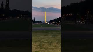 Washington MonumentDC at sunset 워싱턴디씨 워싱턴기념비 dcsunset washingtonmonument 워싱턴디씨 [upl. by Yonit45]