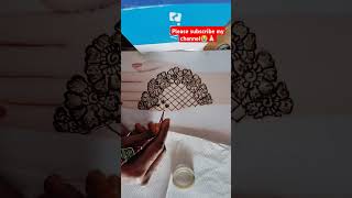 YouTube short mehandi design🙏🏻❤‍🔥❤‍🔥 [upl. by Acenes]