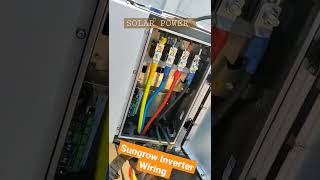 Sungrow inverter AC Connection [upl. by Klenk]