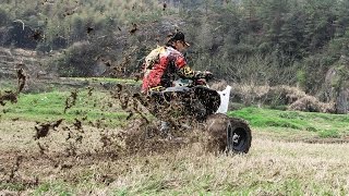 KAYO Quad ATV  250cc Performance Test Demonstration Water field [upl. by Hyams]