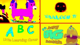 BEST COMPILATION INTRO LOGOGIDDY LITTLE HORSE BOBALOON TVABCBIG MOUNTH [upl. by Jerrilee181]