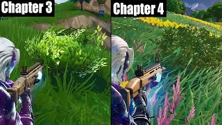 Fortnite Chapter 3 vs Chapter 4 Graphics Comparison  PS5 [upl. by Amersham]