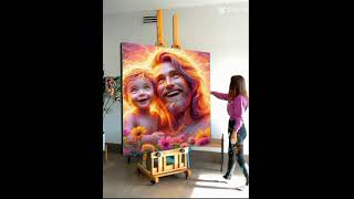 Famous Painting youtubeshorts love israel khuda Jesus is coming soon 3652 [upl. by Filemon]